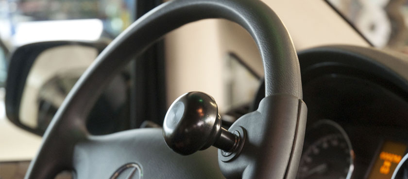 Steering wheel holders